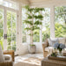 8' Shady Lady Olive Silk Tree w/Pot -Green - LTP934-GR