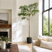 9' Shady Lady Olive Silk Tree V2 w/Pot -Green - LTP936-GR