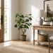 4' Fig Silk Tree w/Clay Pot -Green - LVF148-GR