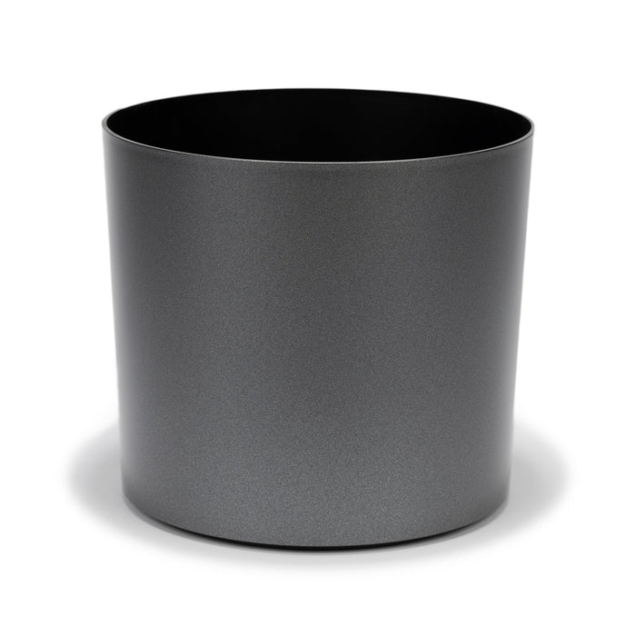 6"Hx7"W to 7"Hx12"W Vista Metallic Tabletop Round Planter