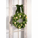 17" Artificial Boxwood Wreath -2 Tone Green (Pack of 6) - PWB323-GR/TT
