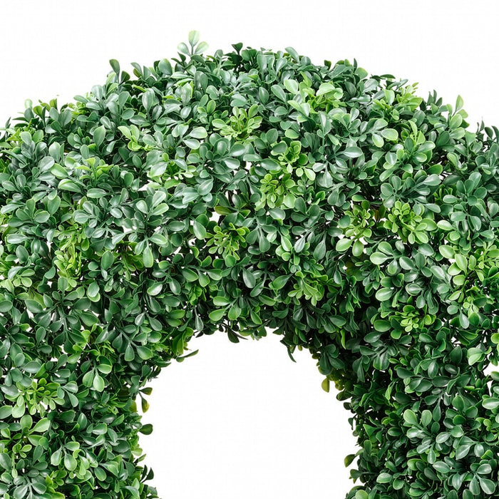 29" Artificial Boxwood Wreath -Green - PWB329-GR