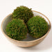 4" Sedum Ball-Shaped Artificial Topiary -Green (Pack of 6) - PXS024-GR