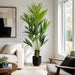 6'4" Silk Kentia Palm Tree w/Pot -Green - SAFB185TC