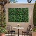 20"x20" Outdoor UV-Proof Flowering Artificial Hanging Begonia Ivy Mat -Red/Green (Pack of 6) - SAFTNB35