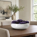 9.5"Hx21.5"W Queen Anne Lace & Sedum Artificial Flower Arrangement w/Metal Container -Purple - WF0743-PU