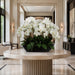 27"Hx30"W Phalaenopsis Orchid Silk Flower Arrangement -Cream - WF1153-CR