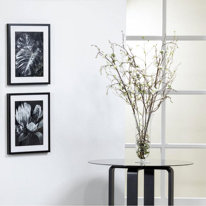 48" Quince Blossom & Twig Silk Flower Arrangement -Cream - WF3653-CR