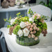 14"Hx20"W Hydrangea & Rose Silk Flower Arrangement -Pink/White - WF9117-PK/WH