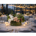 14"Hx20"W Hydrangea & Rose Silk Flower Arrangement -Pink/White - WF9117-PK/WH
