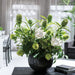 35.5"Hx31"W Protea, Banksia & Tropical Mixed Silk Flower Arrangement w/Aluminum Round Vase -Cream/Green - WF9292-CR/GR