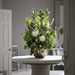 42"Hx30"W Artificial Heliconia & Protea Flower Arrangement w/Planter -Green/Cream - WF9406-GR/CR