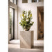 42"Hx30"W Artificial Heliconia & Protea Flower Arrangement w/Planter -Green/Cream - WF9406-GR/CR