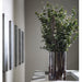47" Silk Eucalyptus Plant & Branches Arrangement w/Glass Vase -Green - WF9414-GR