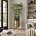 7'8" Artificial Papyrus Grass Plant w/Matte Planter & Stand -Green - WP0701-GR