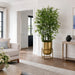 6'8"Hx43"W Bamboo Silk Tree w/Planter & Stand -Green - WP0704-GR