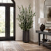 6'5" Silk Eucalyptus Plant w/Textured Planter -Green/Gray - WP0712-GR/GY
