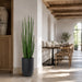 4'7"Hx11.5"W Sansevieria Snake Artificial Plant w/Cement Planter -Green - WP0750-GR