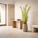 5'6"Hx32"W Fern Artificial Plant w/Cement Planter -Green - WP0751-GR