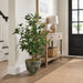 3' Olive Silk Tree w/Planter -2 Tone Green - WP7526-GR/TT
