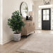 3'9" Olive Silk Tree w/Cement Planter -Green - WP7966-GR