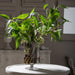 35"Hx36"W Eucalyptus & Driftwood Silk Plant w/Glass Vase -Green - WP8087-GR