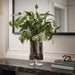 35"Hx36"W Eucalyptus & Driftwood Silk Plant w/Glass Vase -Green - WP8087-GR