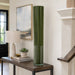 42" Tall Artificial Grass w/Glass Vase -Green - WP8178-GR