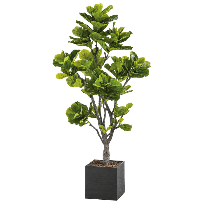 6' EVA Fiddle Leaf Fig Artificial Tree w/Container -Green - WT4513-