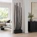 7'6" Alder Wood Artificial Divider w/Bamboo Container -Brown - WT4799-BR