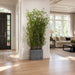 6' Mini Leaf Silk Plant Wall Divider w/Planter -Green - WT5000-GR