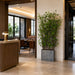 6' Mini Leaf Silk Plant Wall Divider w/Planter -Green - WT5000-GR