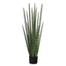 4' Sansevieria Snake Grass Artificial Plant w/Pot -Green - ZPG734-GR