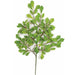 20" Silk Mini Oak Leaf Branch Stem -2 Tone Green (pack of 12) - P002