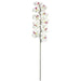 39" Butterfly Orchid Silk Flower Stem -White (pack of 12) - P-110330