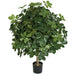 45"Hx35"W Artificial Schefflera Leaf Ball-Shaped Artificial Topiary Tree w/Pot -Green - P111360