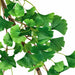 72" Hanging Silk Ginkgo Leaf Branch Stem -2 Tone Green (Pack of 4) - P130410