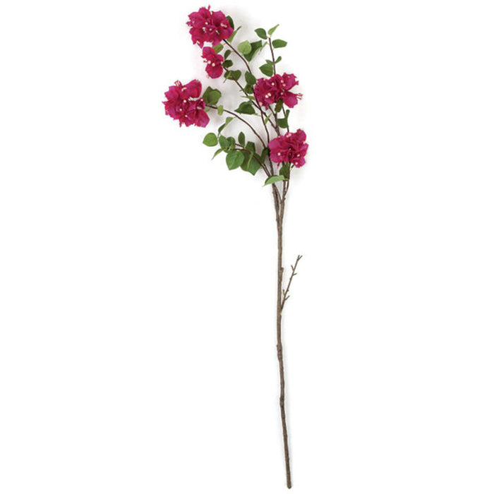 44" Bougainvillea Silk Flower Stem -Fuchsia (Pack of 6) - P-131050