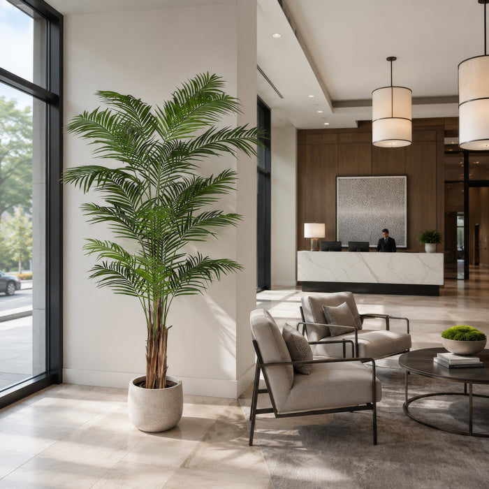 8' Areca Silk Palm Tree -Green - P-150820