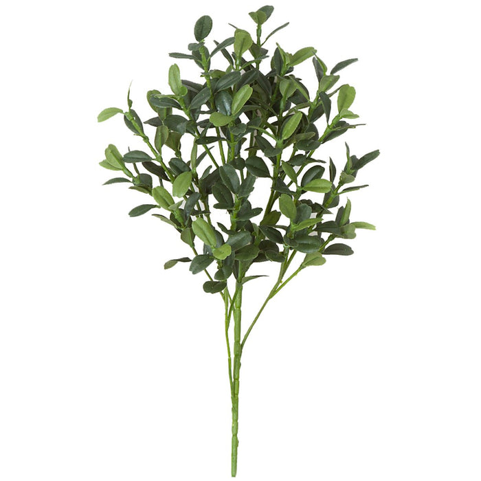 plastic boxwood plants 12" Artificial Boxwood Stem Pick -2 Tone Green