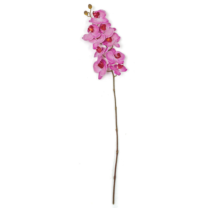 31" Silk Phalaenopsis Orchid Flower Stem -Purple/Lavender (pack of 12) - P160394