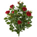 26" Rose Silk Flower Bush -Red (Pack of 4) - P-170040