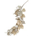 6' Glittered, Metallic & Velvet Artificial Fig Garland With Sequin Twigs -Champagne (Pack of 2) - P-180990