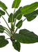 5' Philodendron Leaf Silk Plant w/Plastic Pot -Green - P-184170
