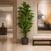 8' Soft-Touch Areca Silk Palm Tree -Green - P-184220
