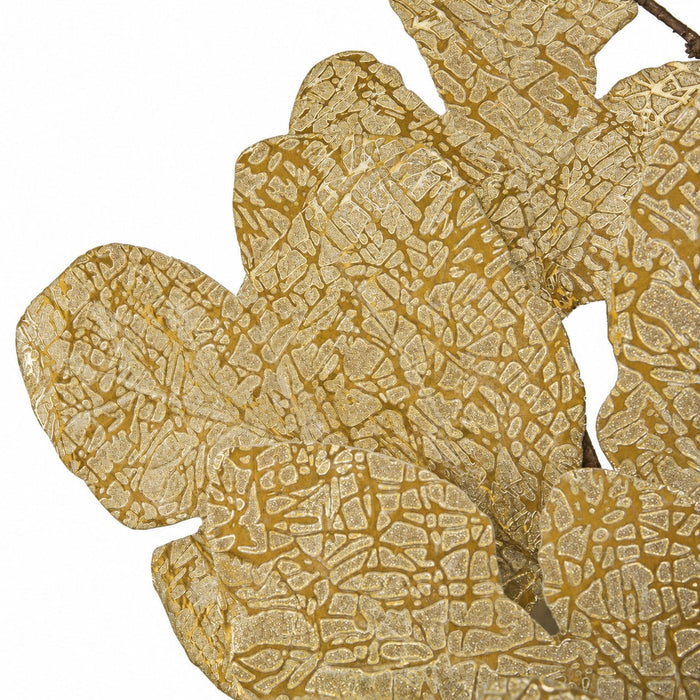 52" Artificial Maple Leaf Stem -Gold (Pack of 6) - P191342