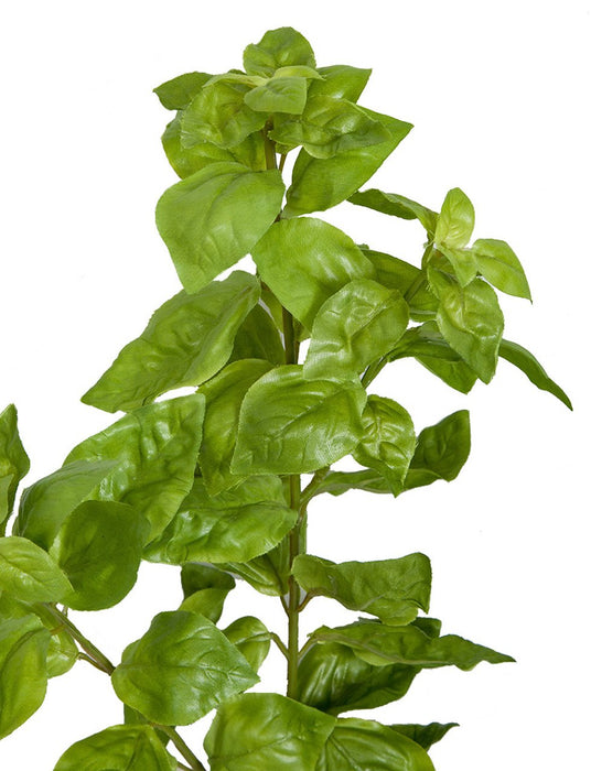 24" Artificial Basil Herb Stem -Green (pack of 12) - P193130