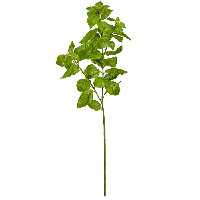 24" Artificial Basil Herb Stem -Green (pack of 12) - P193130