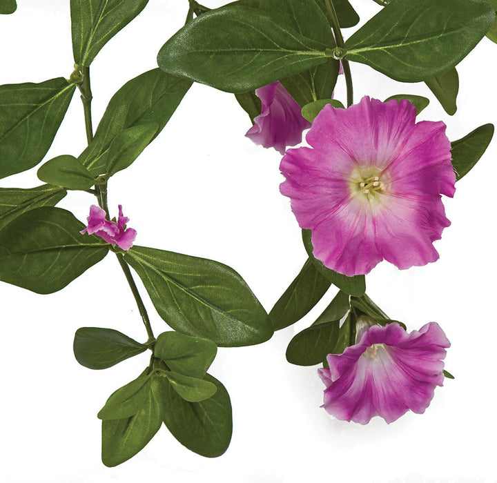 30" Petunia Silk Hanging Flower Bush -Lavender (Pack of 4) - P-193142