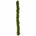 8'6" Sequin Artificial Velvet Magnolia Leaf Garland -Green/Brown (Pack of 4) - P200360